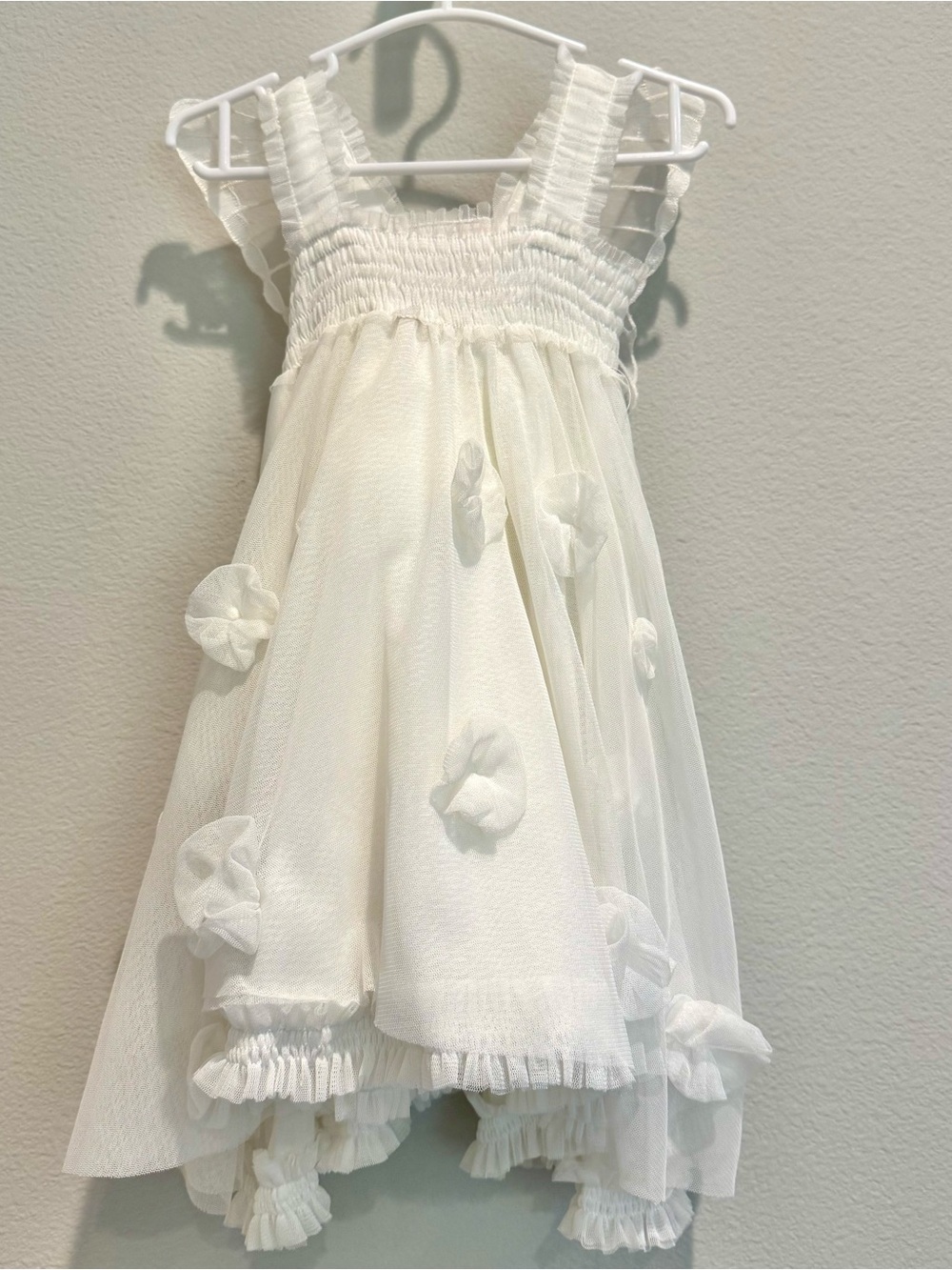 Tulle Fairy Dress Off-White 24M Special Occasion Party Flower Girl Birthday